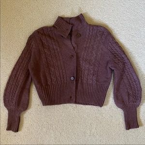 Zaful Cable-knit Chunky Cardigan